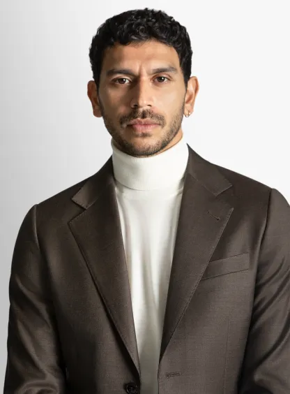 Furio Chocolate Mouline Suit