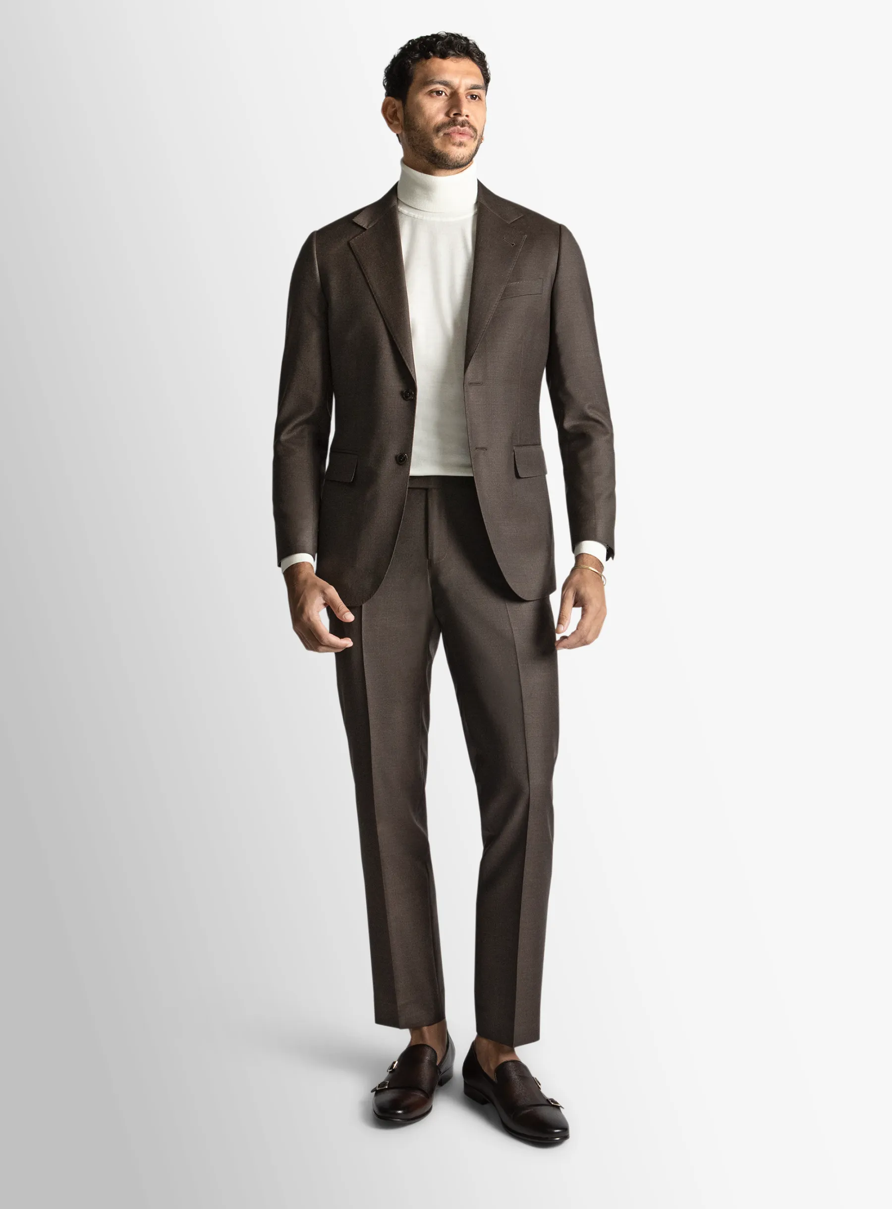 Furio Chocolate Mouline Suit