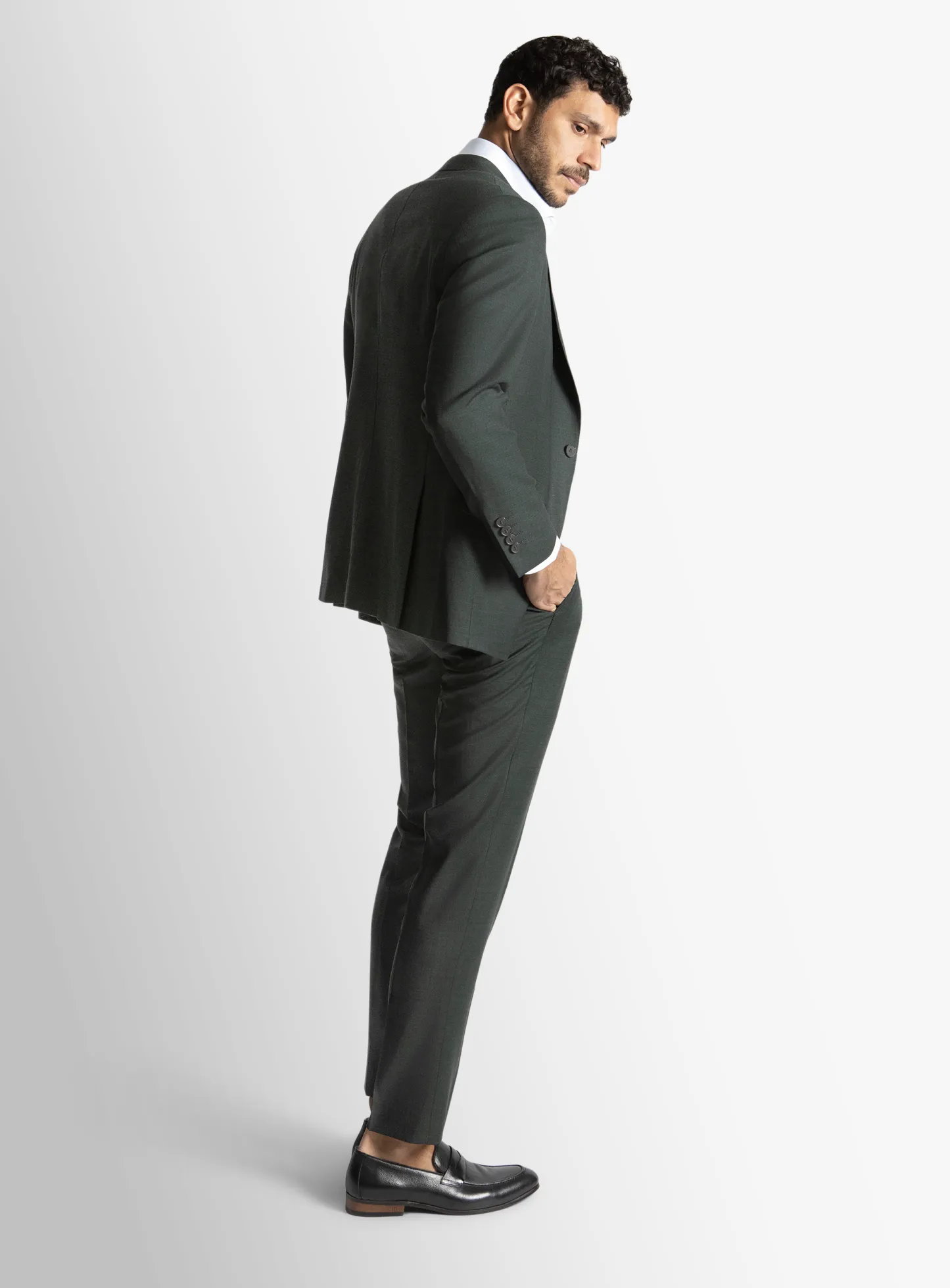 Avanti Plaid Green Suit