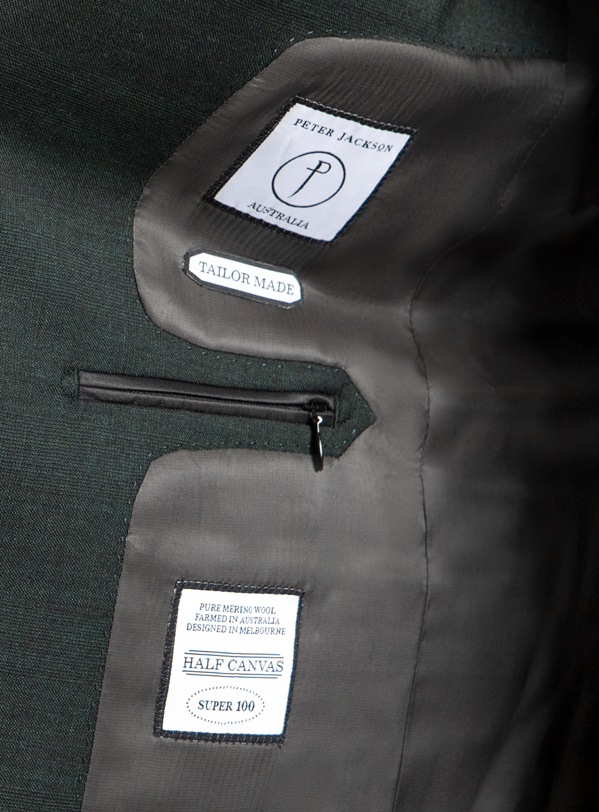 Avanti Plaid Green Suit