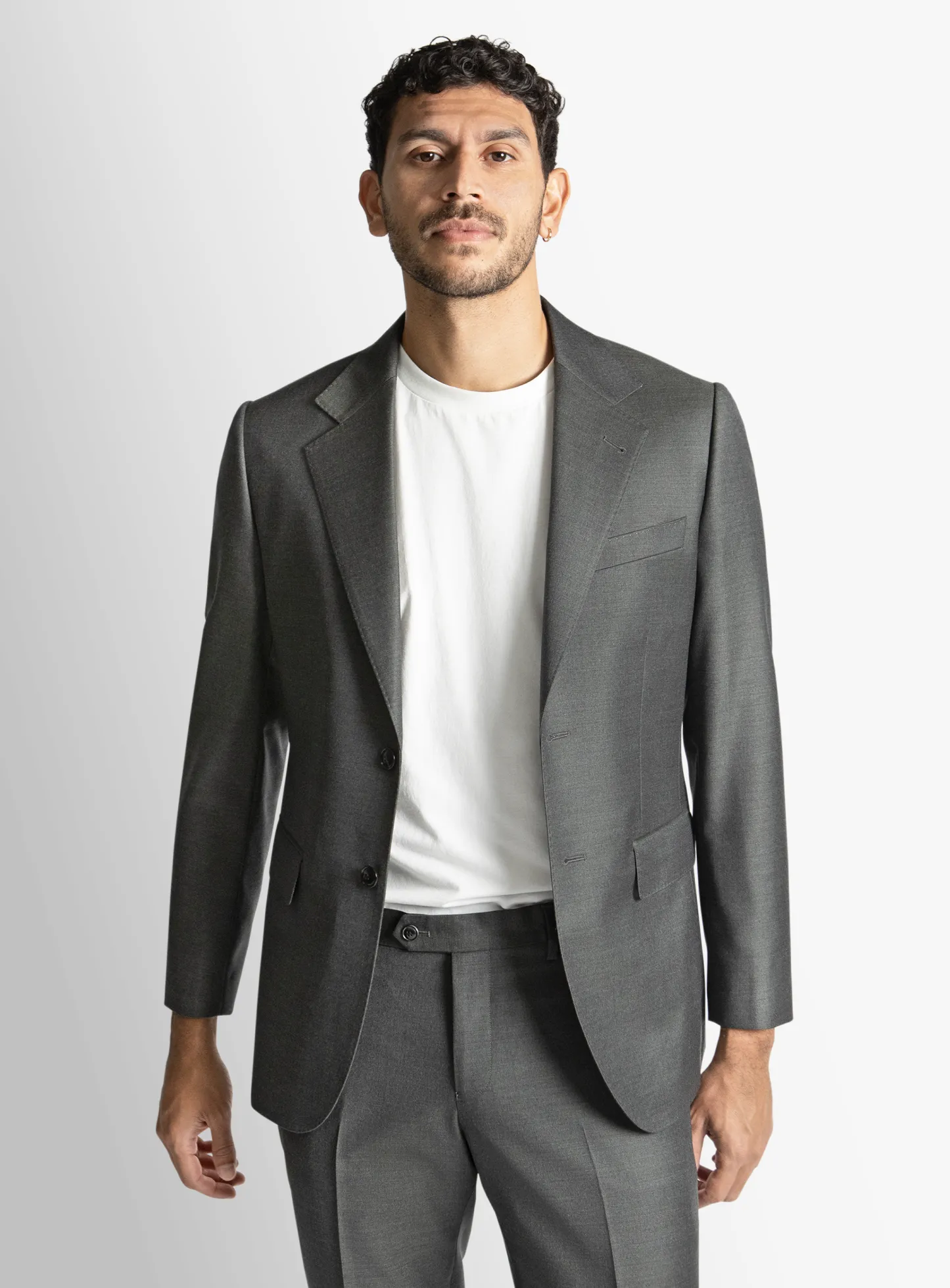 Auditore Grey Twill Suit