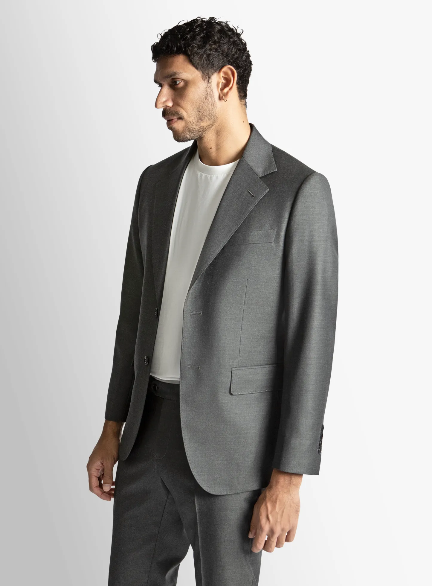 Auditore Grey Twill Suit