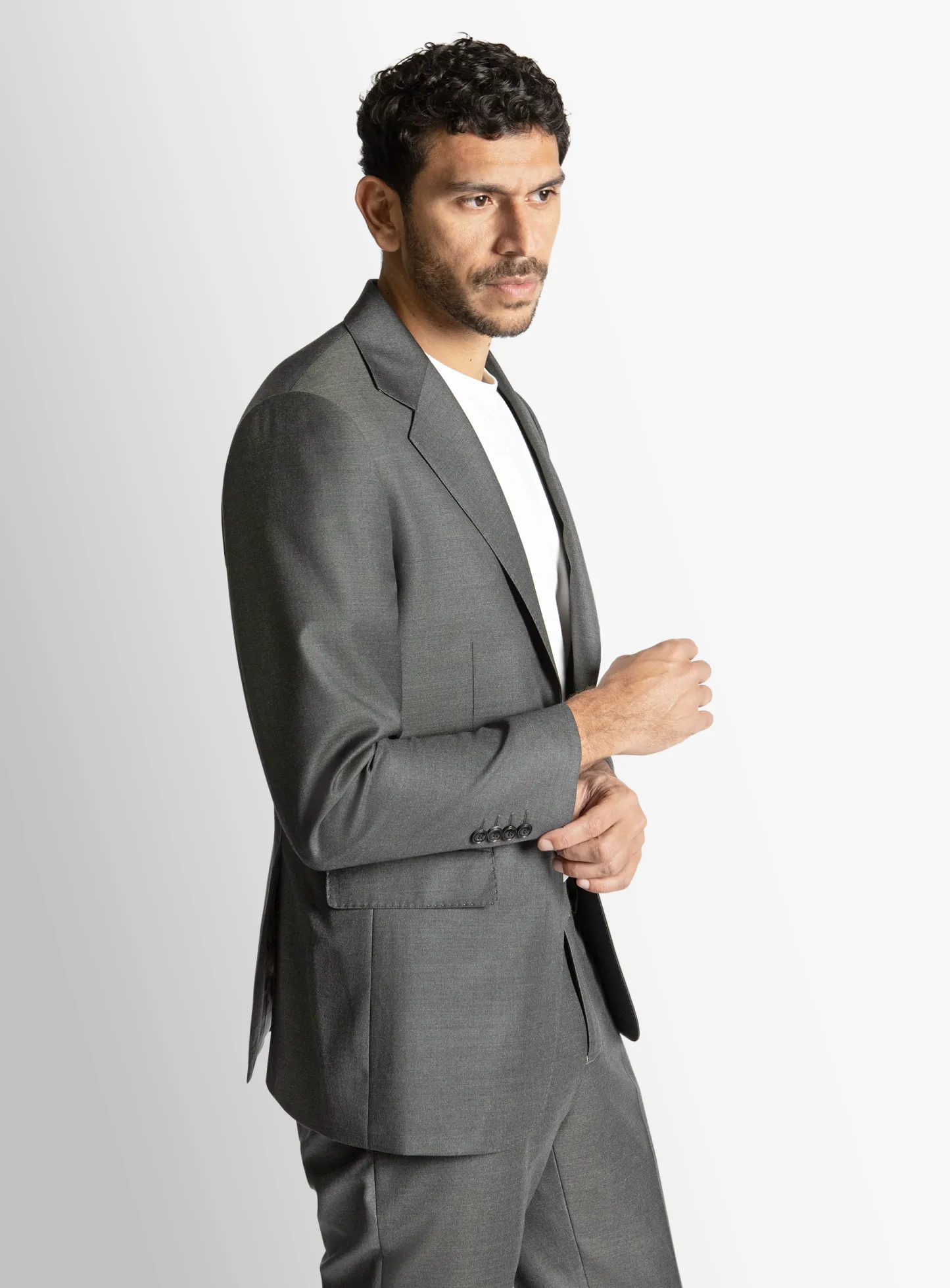Auditore Grey Twill Suit