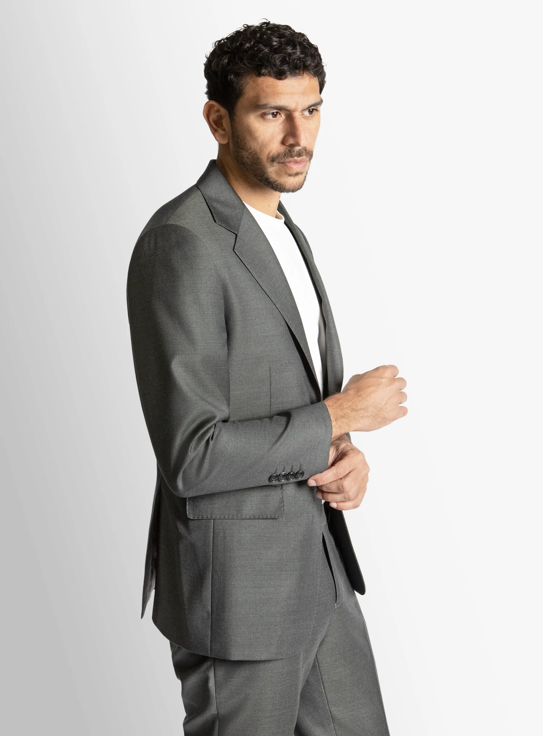 Auditore Grey Twill Suit