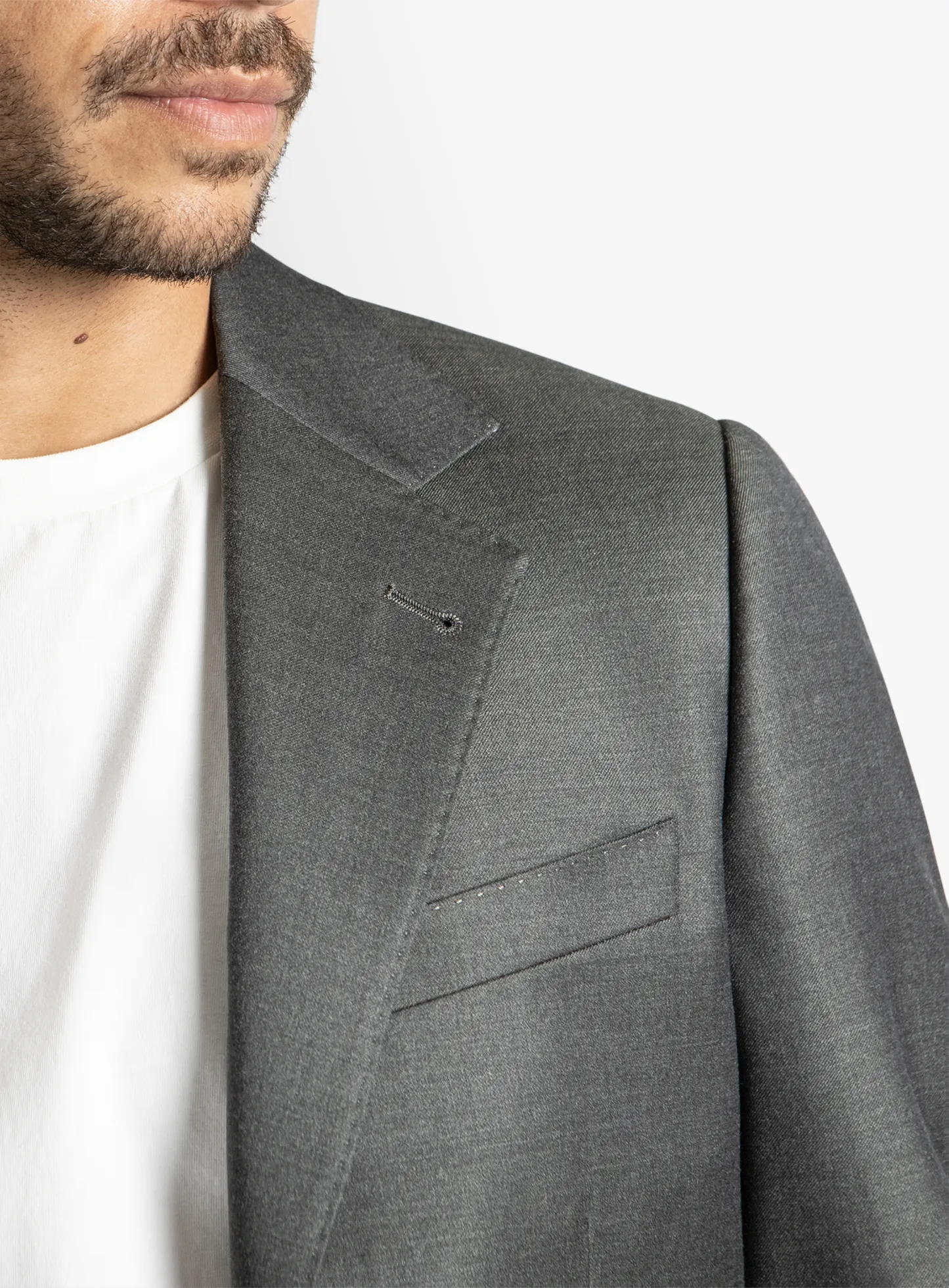 Auditore Grey Twill Suit