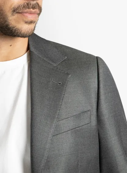 Auditore Grey Twill Suit
