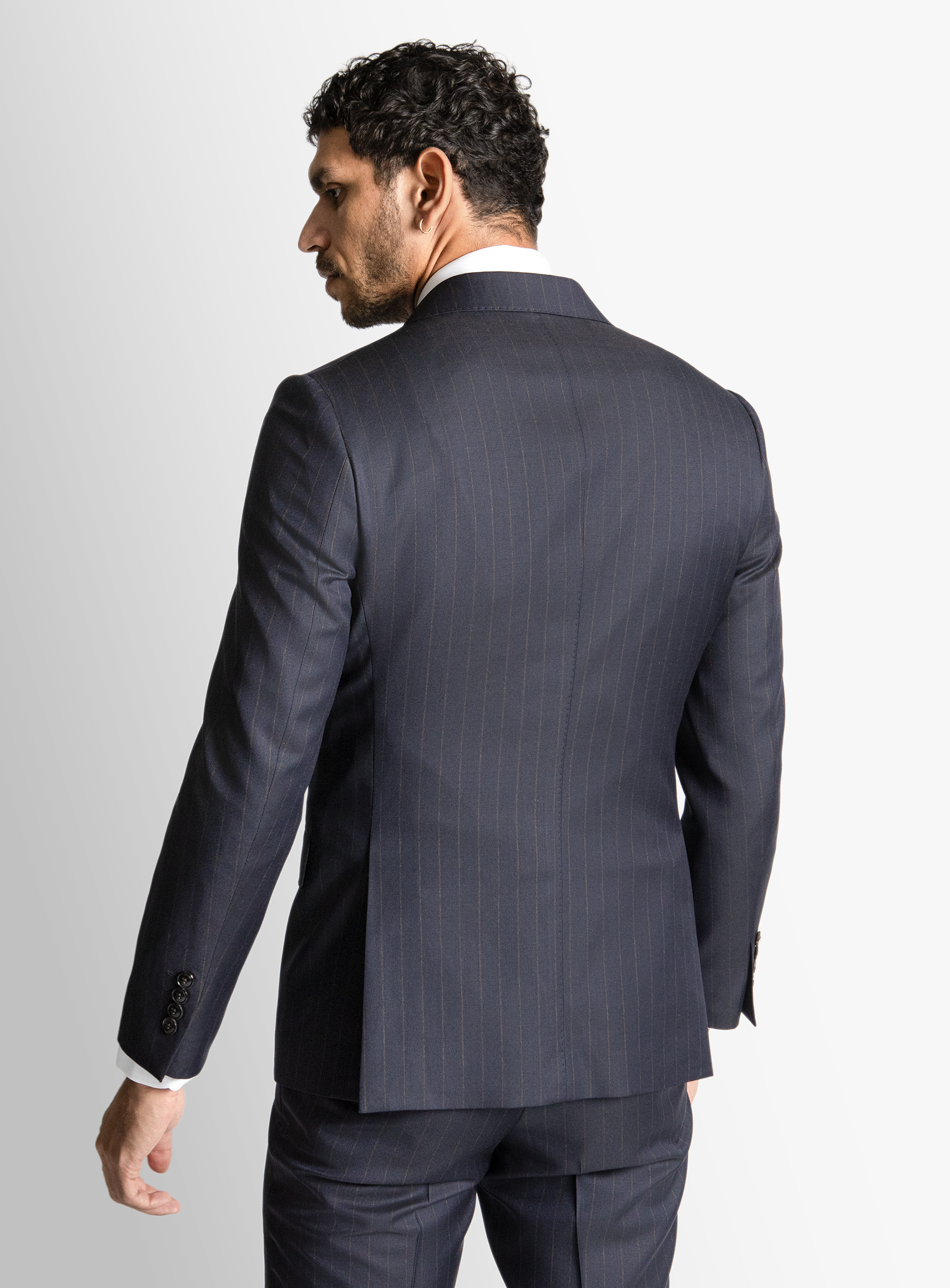 Alfonso Navy Pinstripe Suit