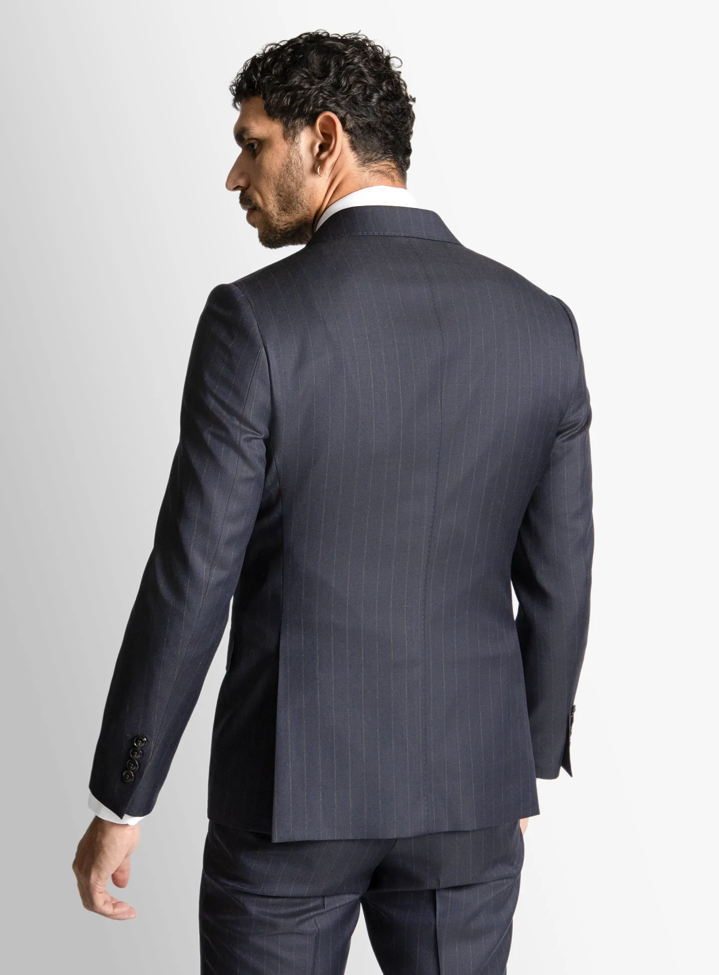 Alfonso Navy Pinstripe Suit