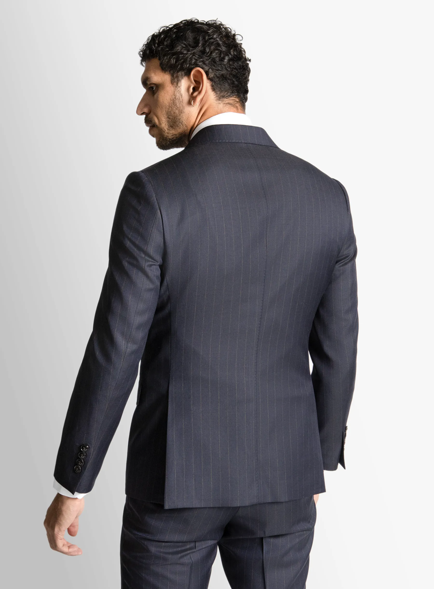 Alfonso Navy Pinstripe Suit