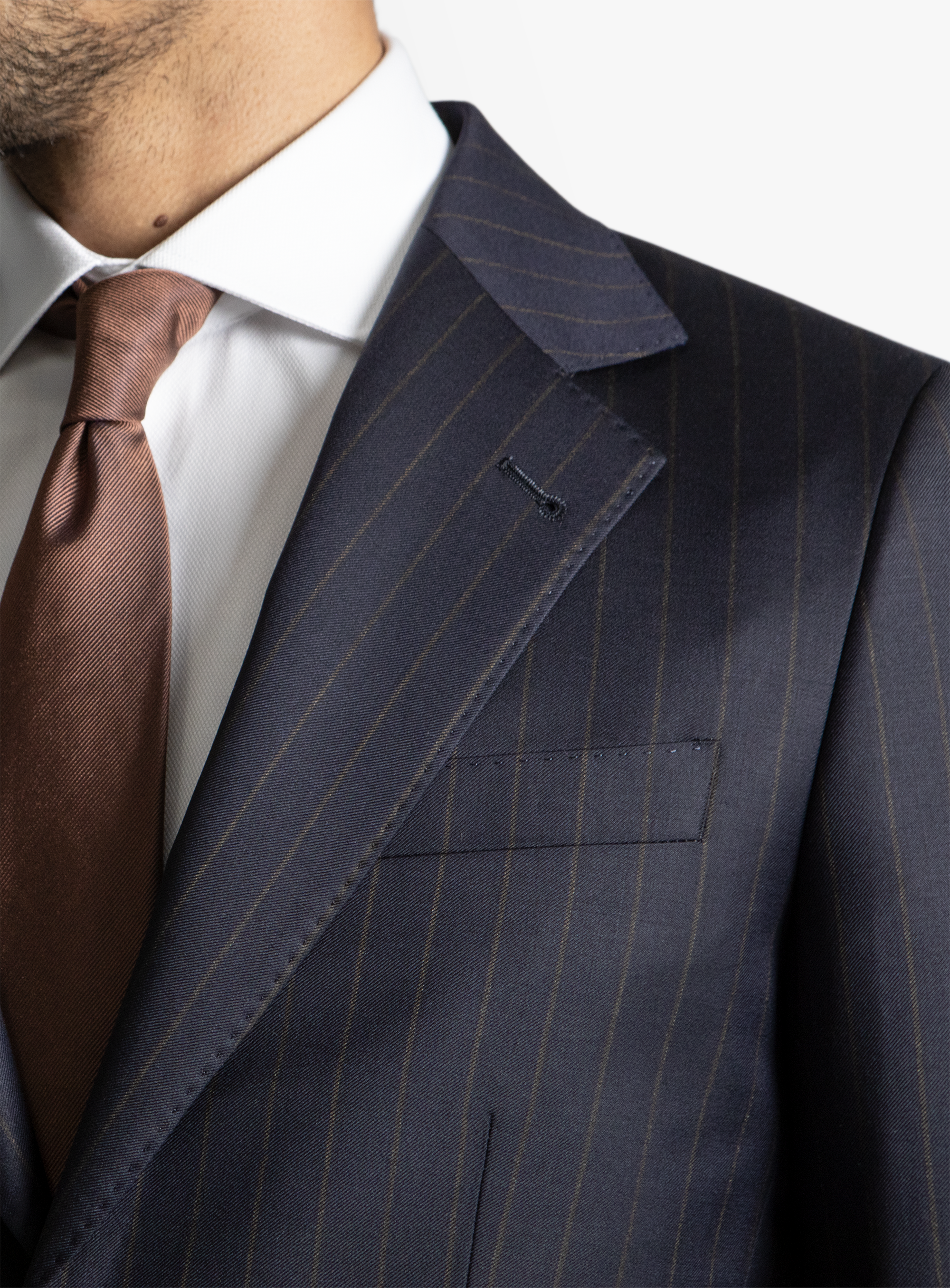 Alfonso Navy Pinstripe Suit