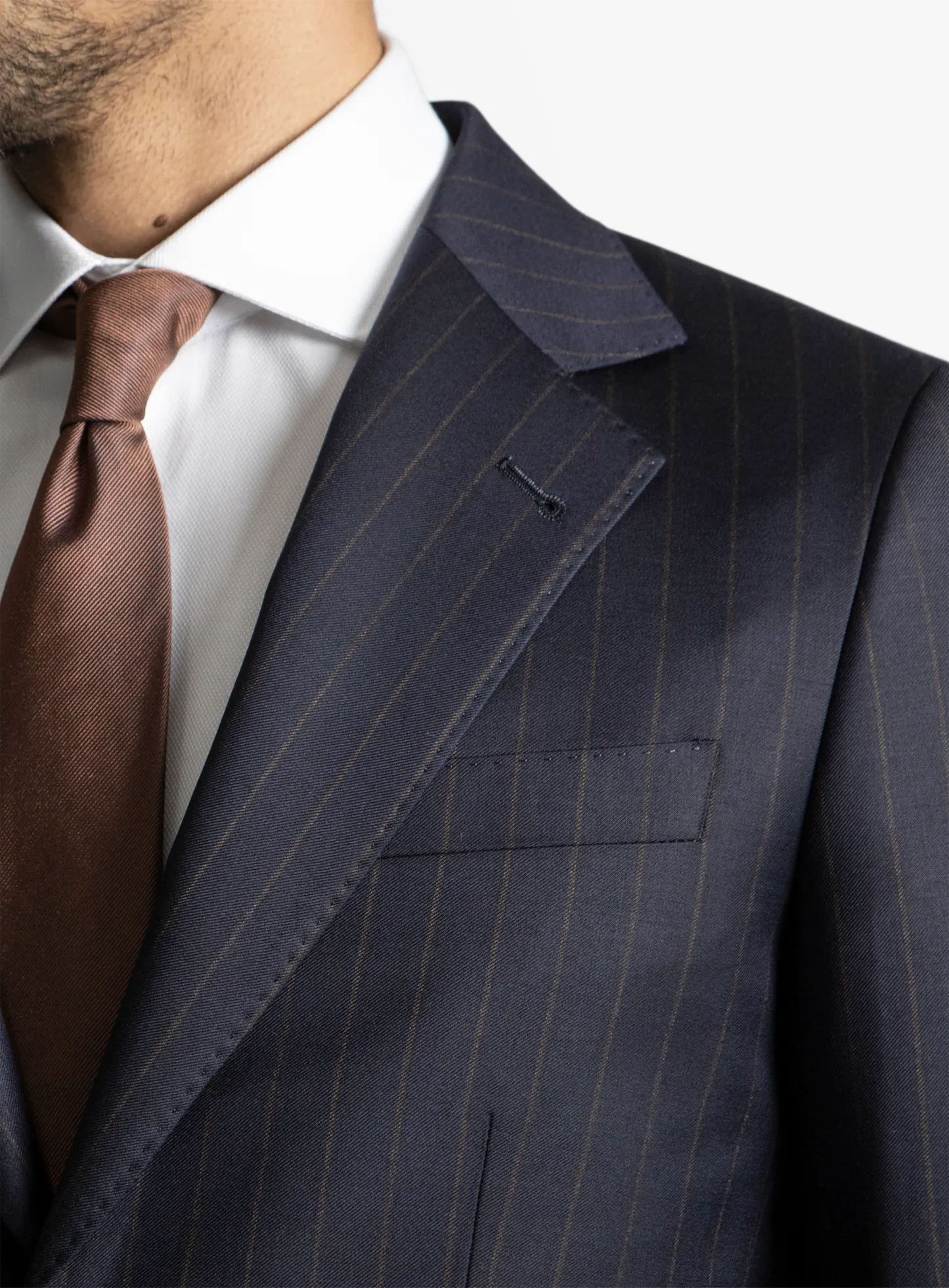 Alfonso Navy Pinstripe Suit