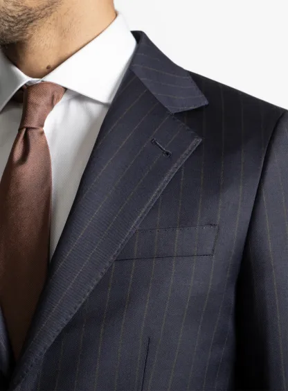 Alfonso Navy Pinstripe Suit