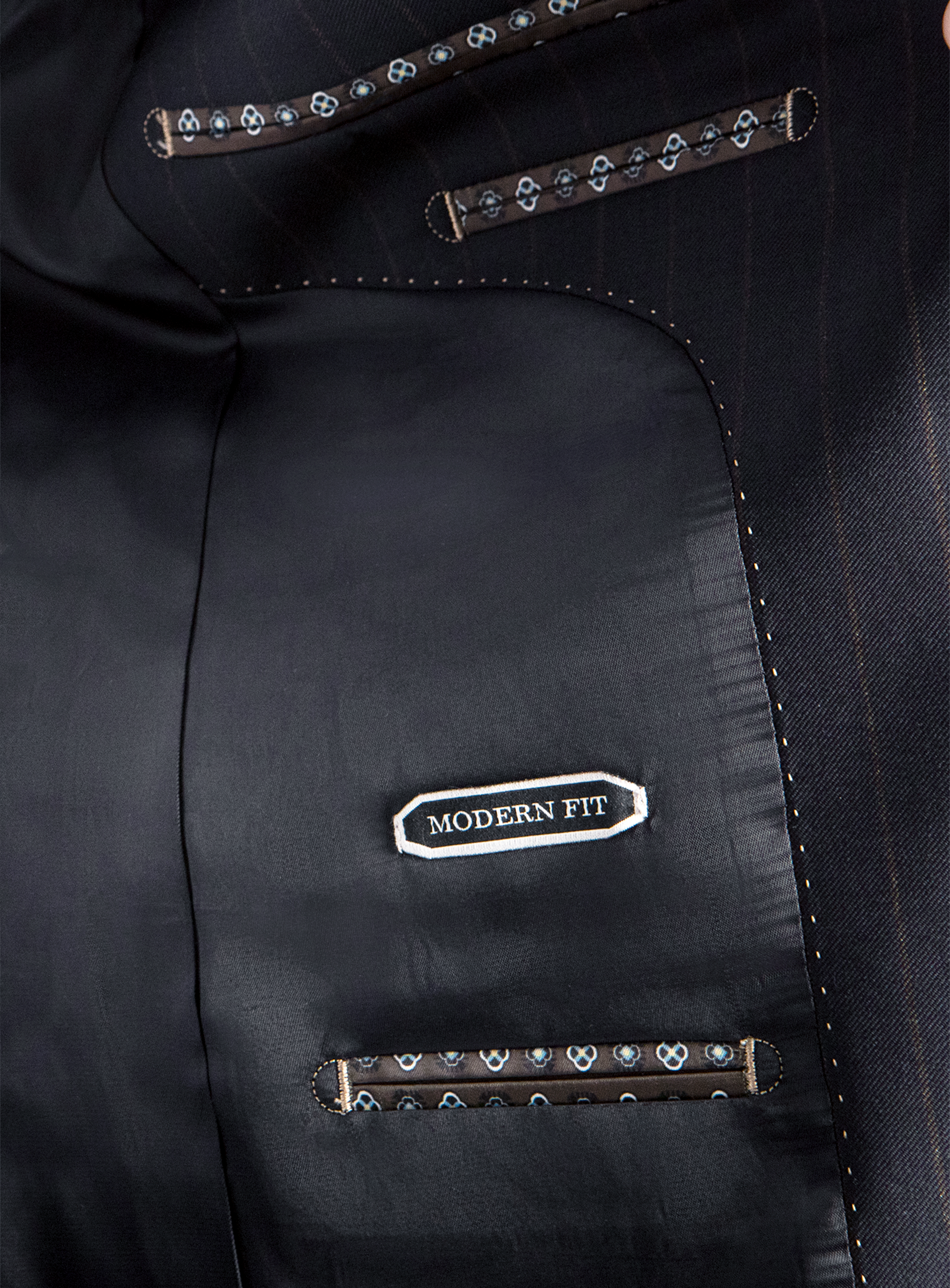 Alfonso Navy Pinstripe Suit