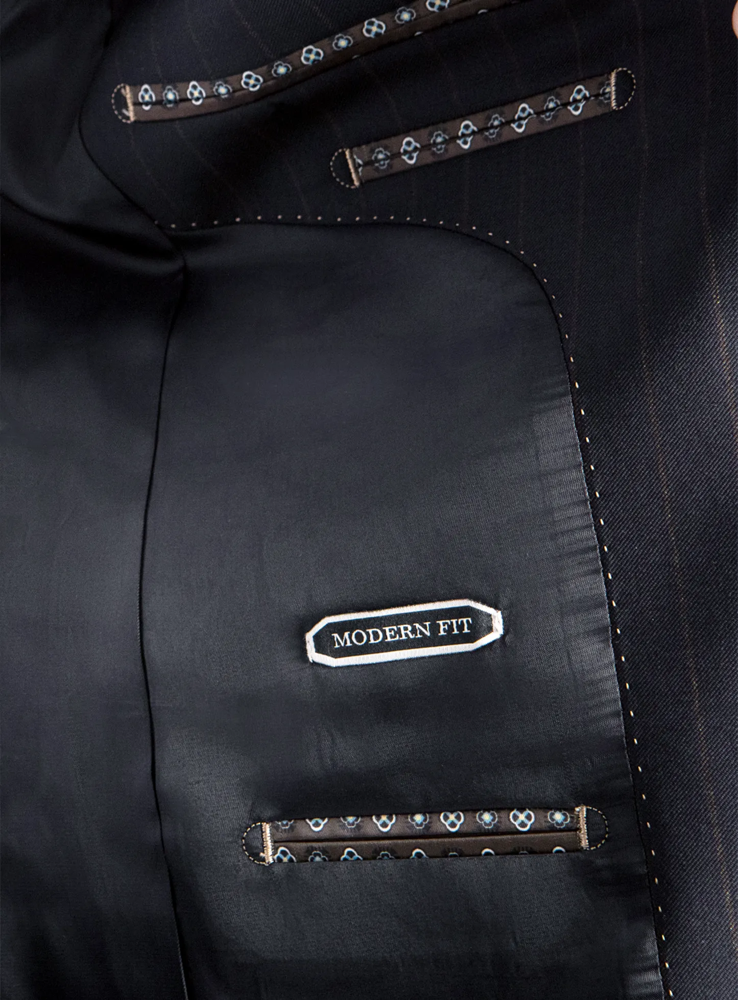 Alfonso Navy Pinstripe Suit