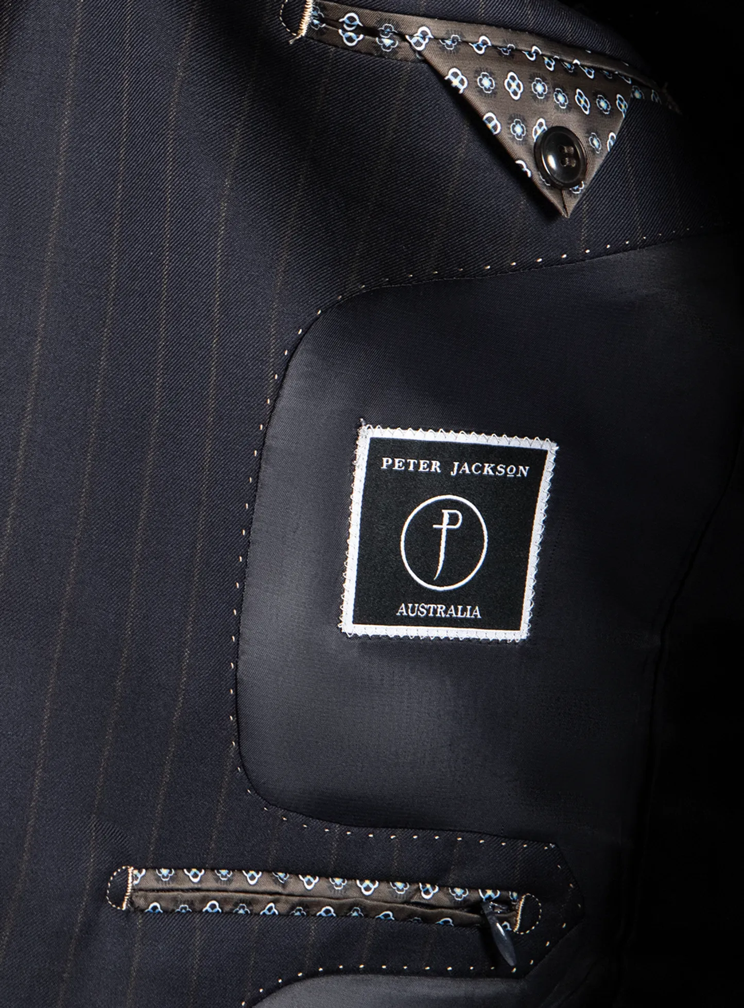 Alfonso Navy Pinstripe Suit