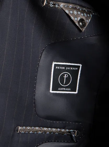 Alfonso Navy Pinstripe Suit