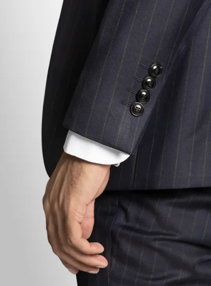 Alfonso Navy Pinstripe Suit
