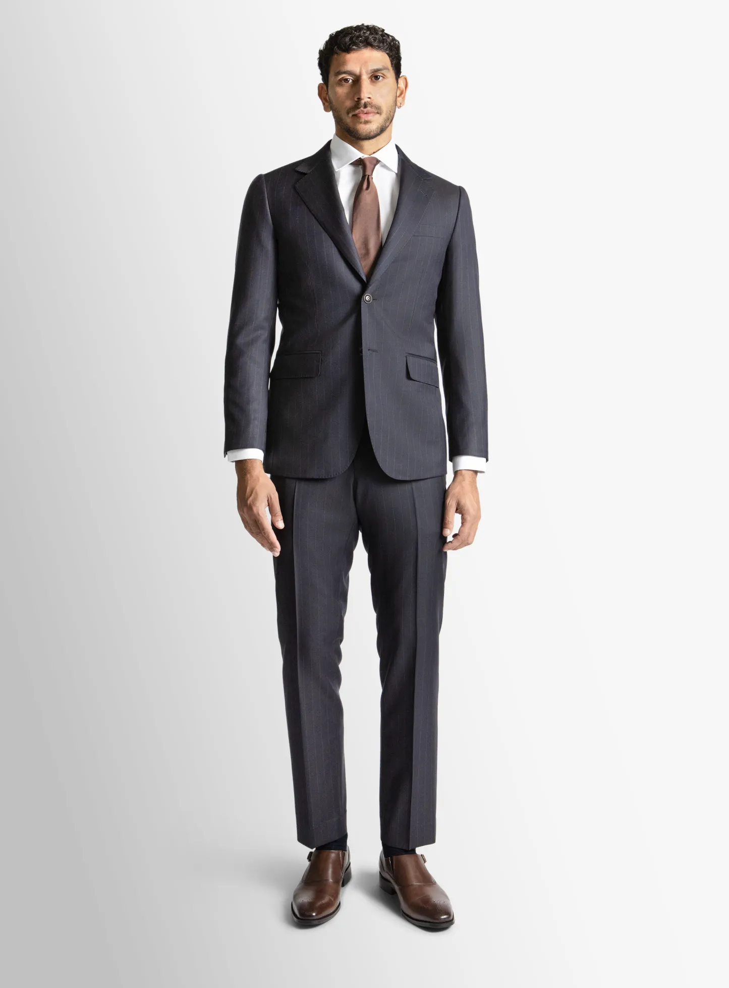 Alfonso Navy Pinstripe Suit