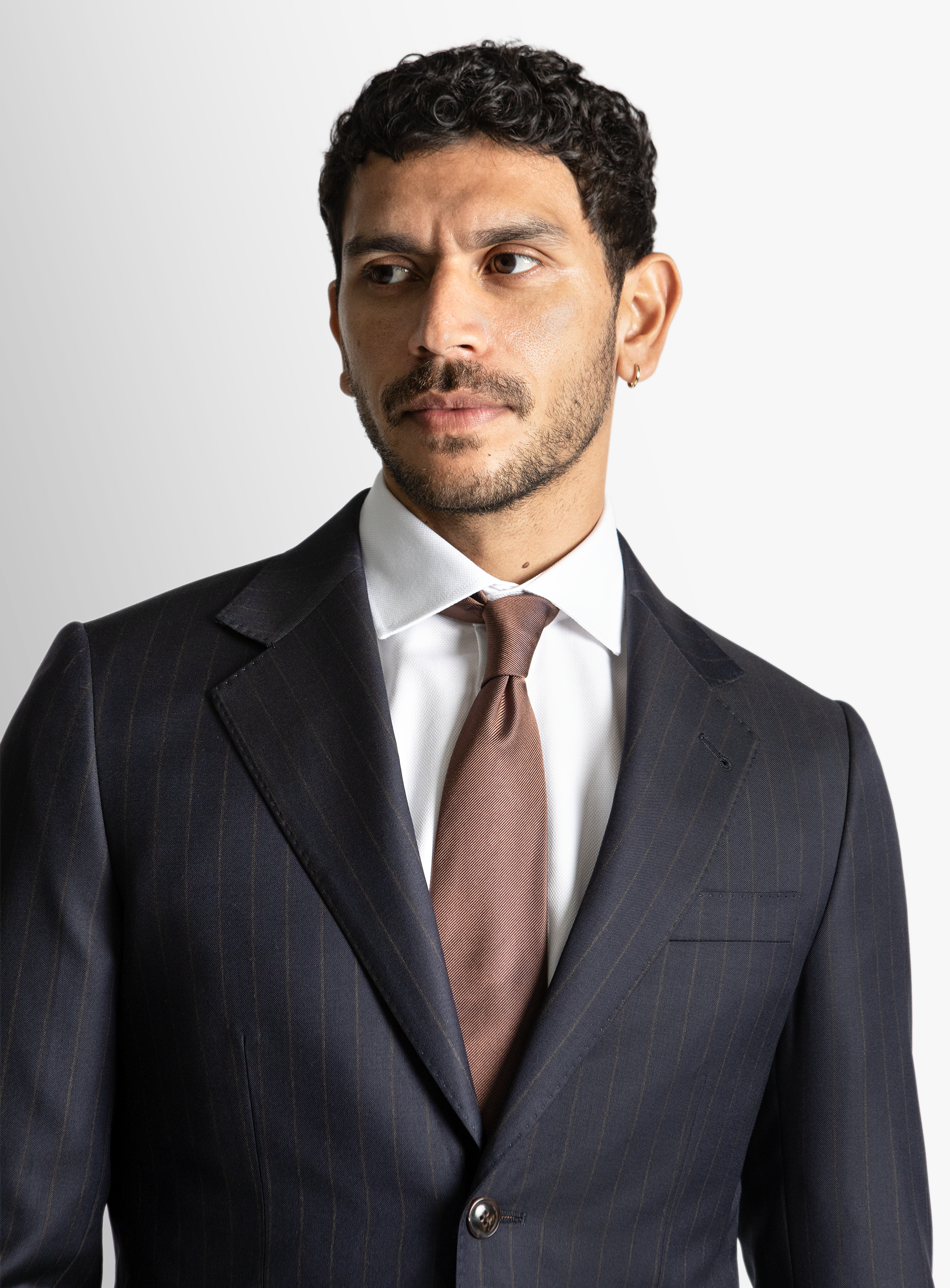 Alfonso Navy Pinstripe Suit
