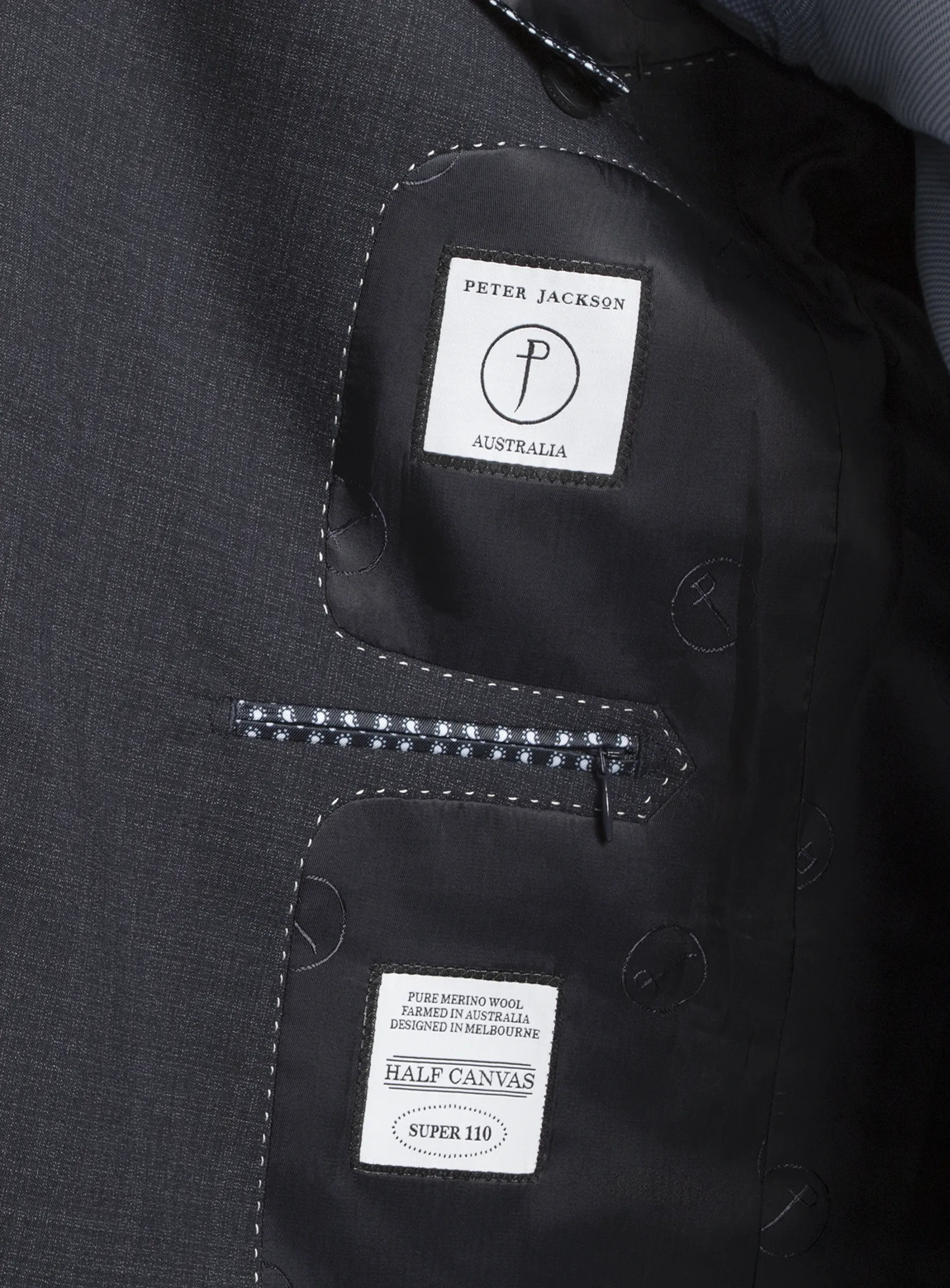 Auditore Mouline Navy Suit
