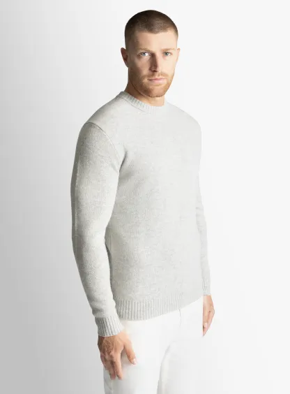 Ash Wool/Cashmere Crewneck Knit