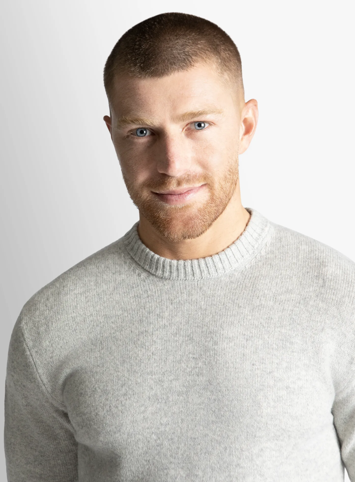 Ash Wool/Cashmere Crewneck Knit