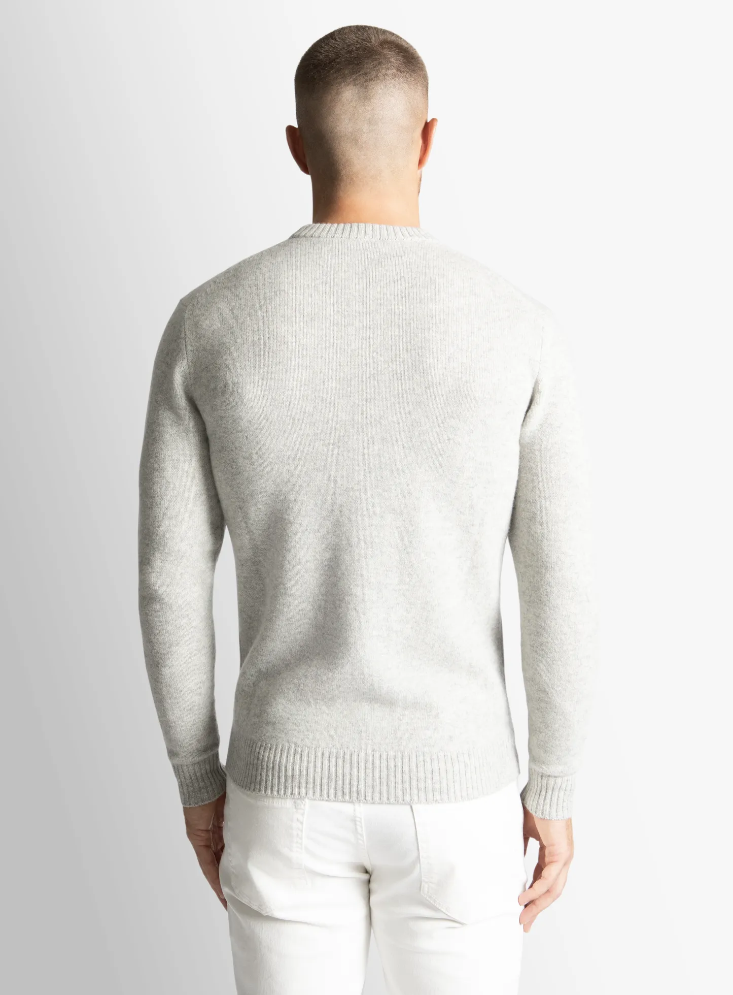 Ash Wool/Cashmere Crewneck Knit