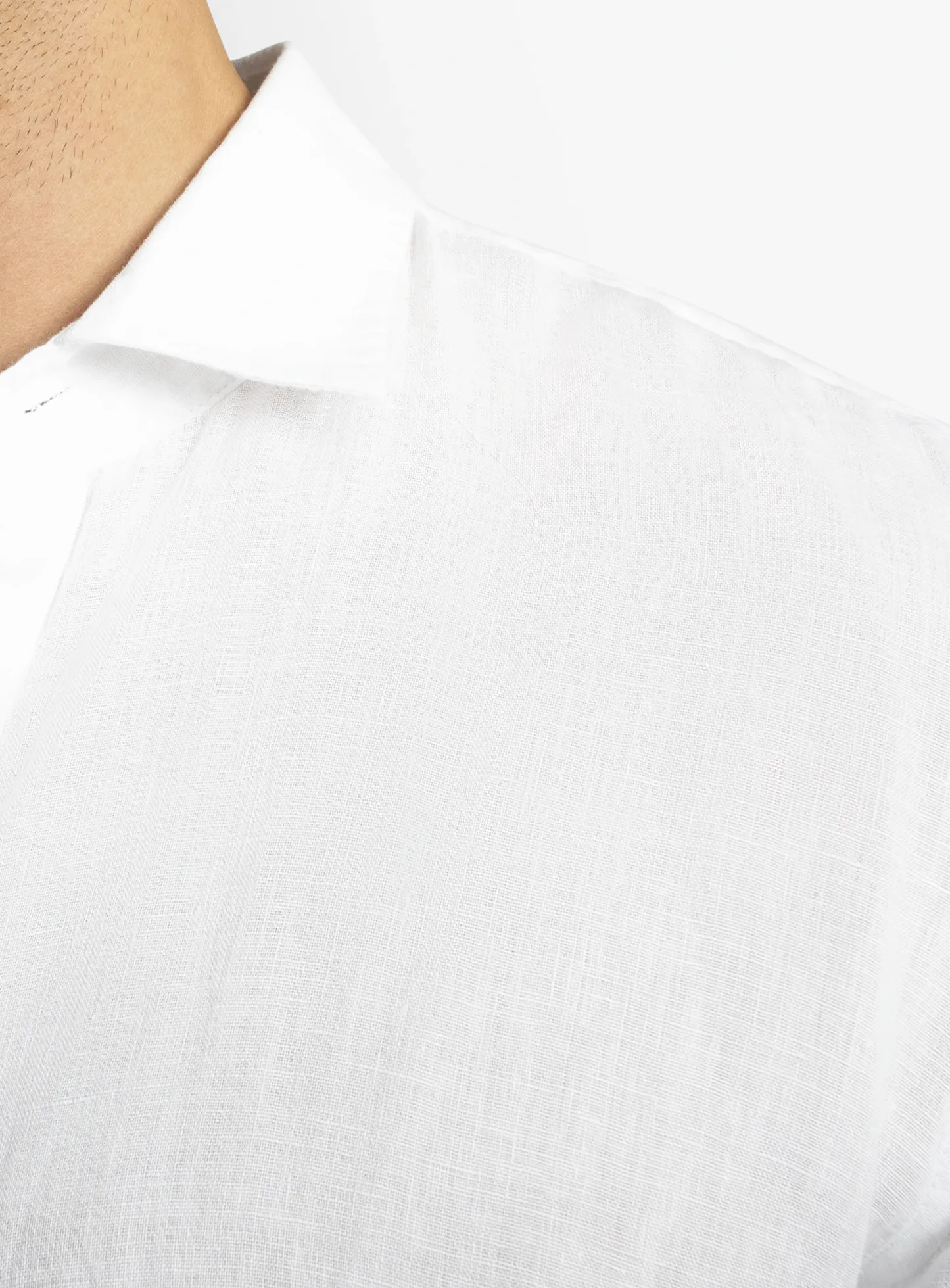Verano White Linen Shirt