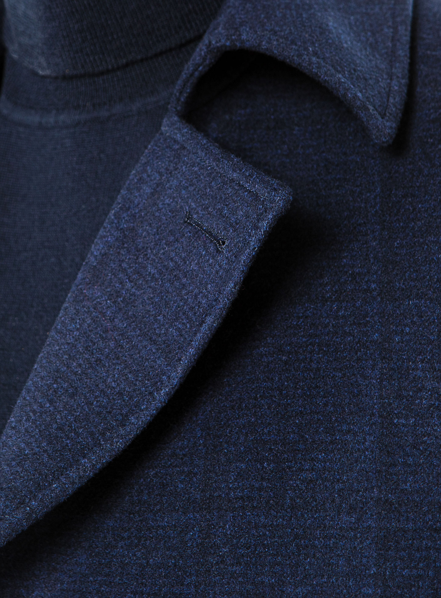 Archer Double Breasted Indigo Peacoat