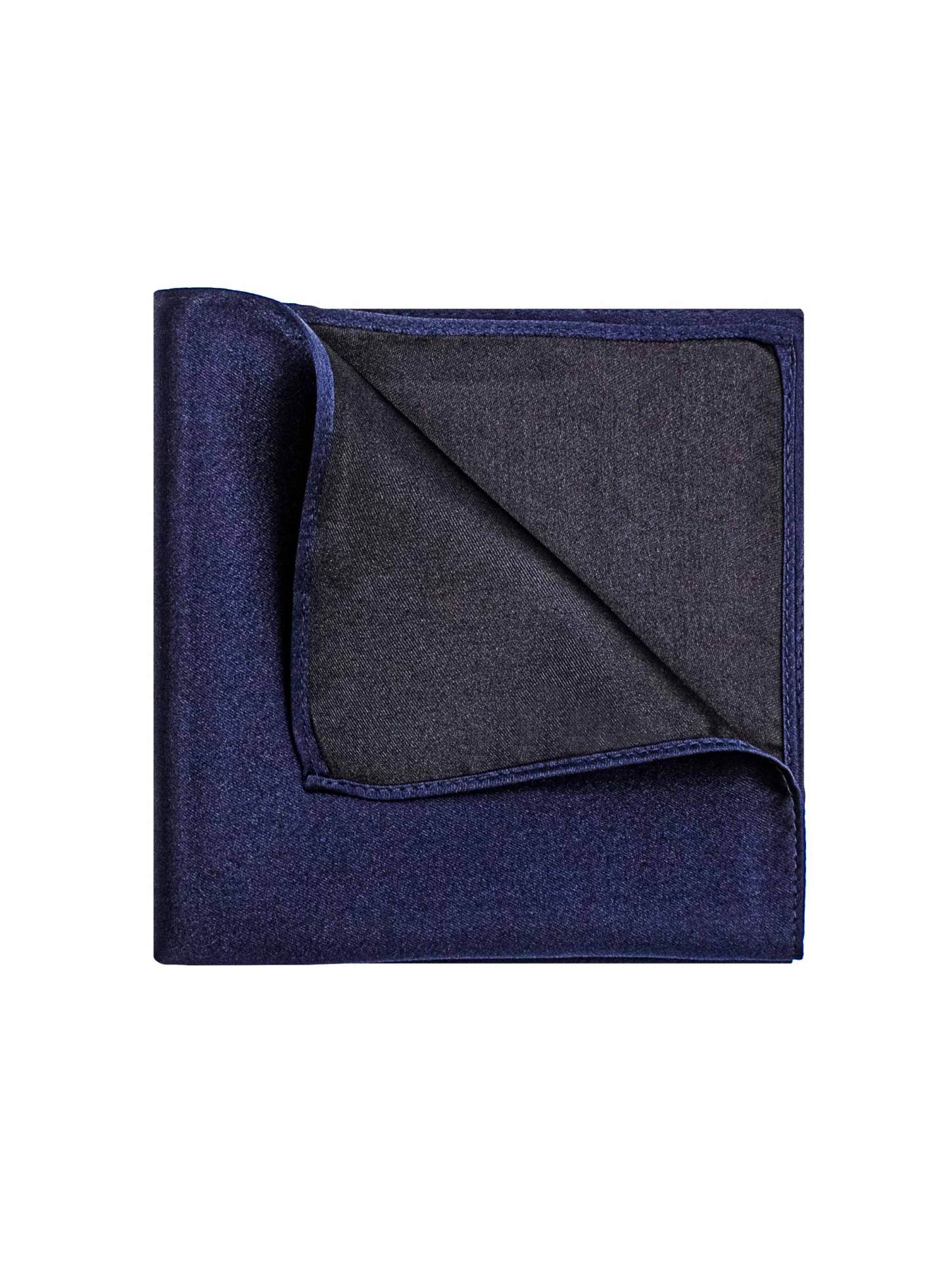 Men {collection_title} Essential Navy Pocket Square Peter Jackson