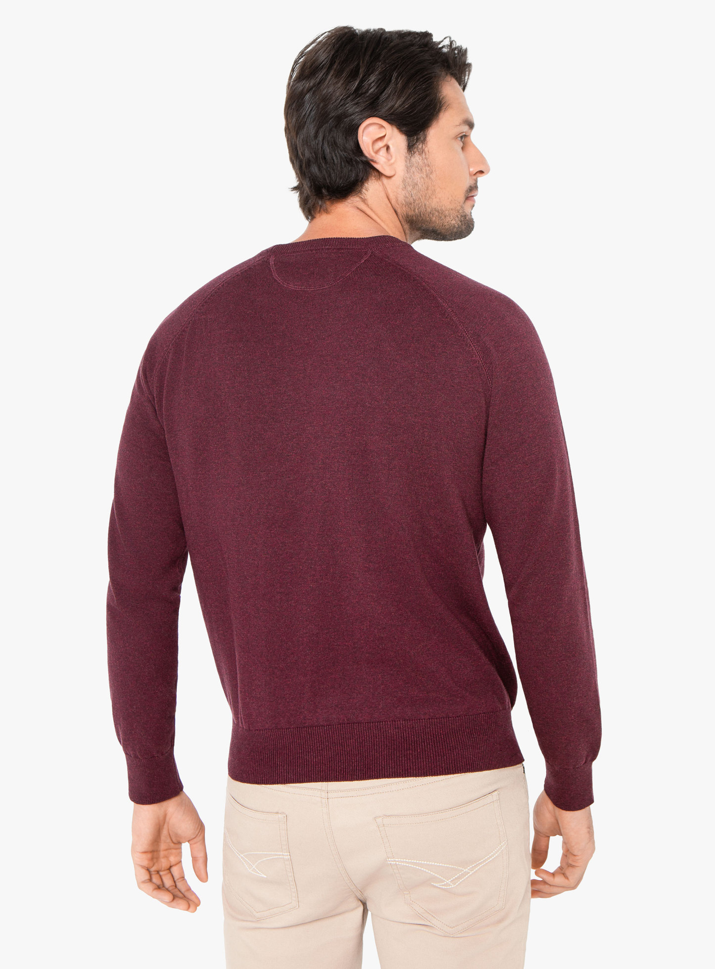 Verres Burgundy Crewneck Knit