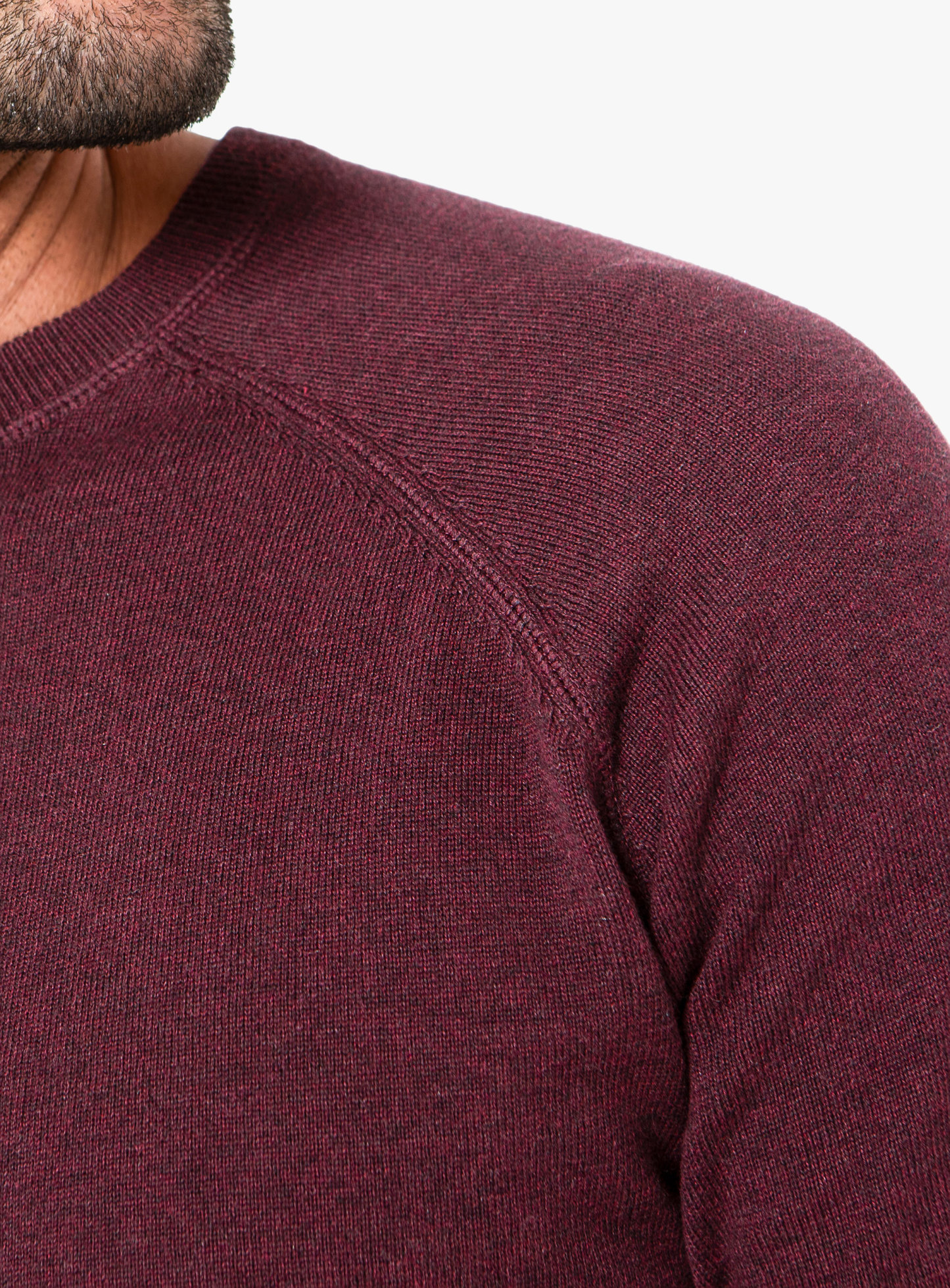 Verres Burgundy Crewneck Knit