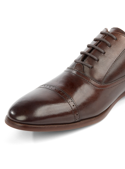 Men {collection_title} Vieri Brown Cap Derby Peter Jackson
