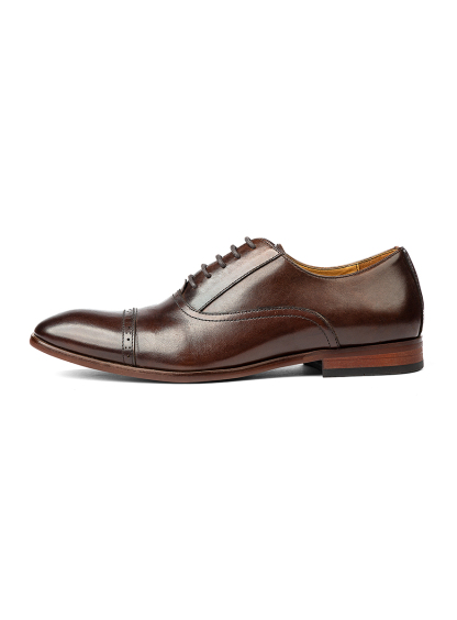 Men {collection_title} Vieri Brown Cap Derby Peter Jackson