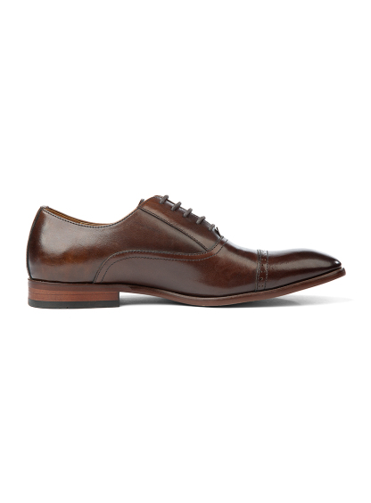Men {collection_title} Vieri Brown Cap Derby Peter Jackson