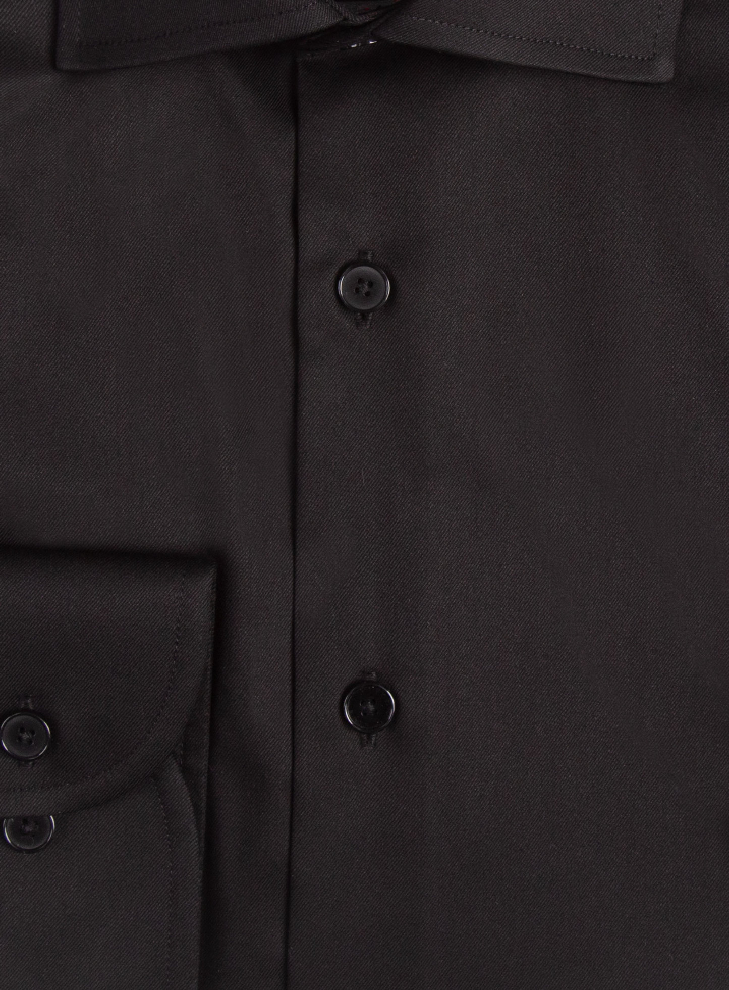 Men {collection_title} Milan Black Twill Shirt Peter Jackson