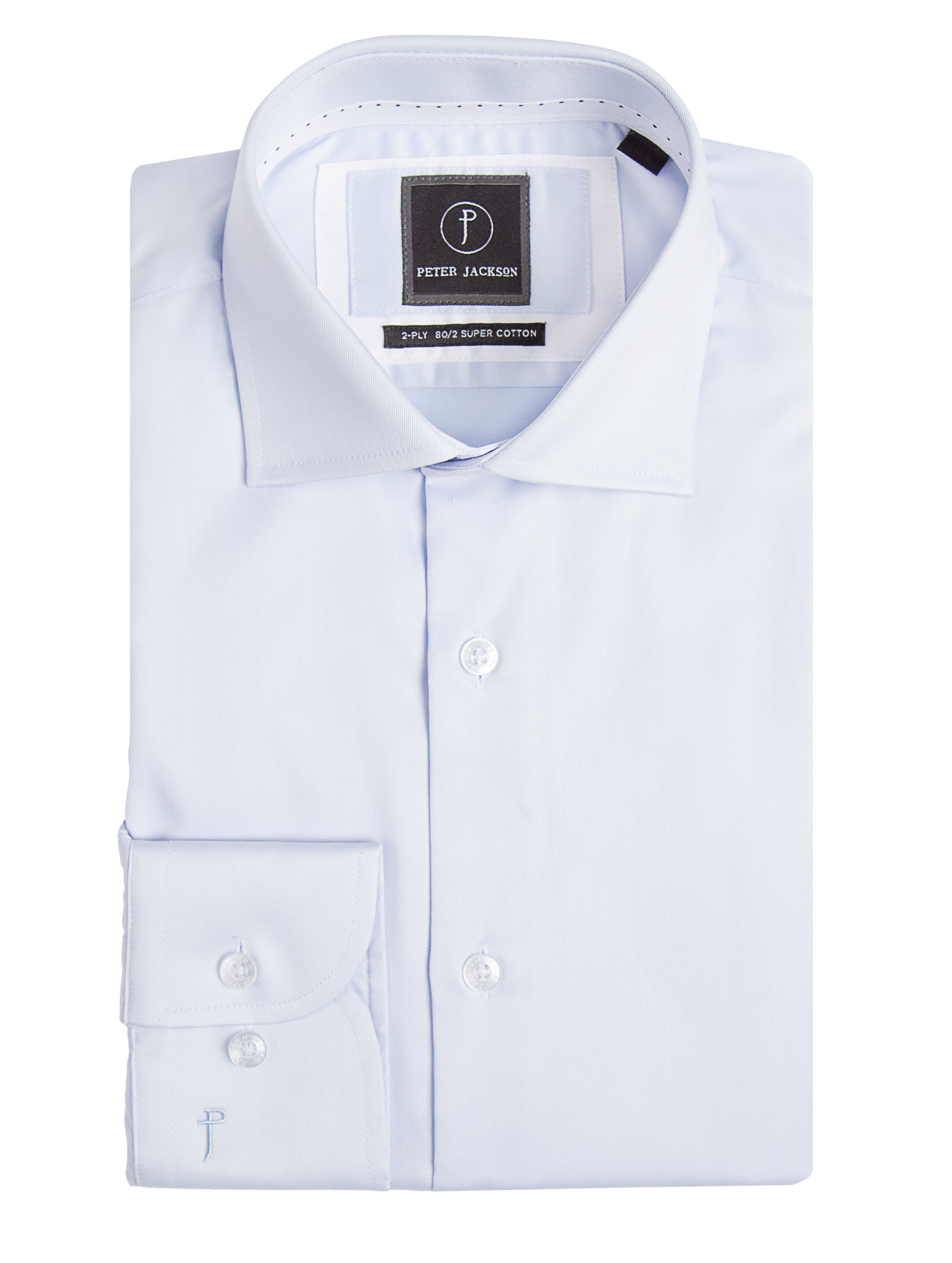 Men {collection_title} Milan Sky Twill Shirt Peter Jackson