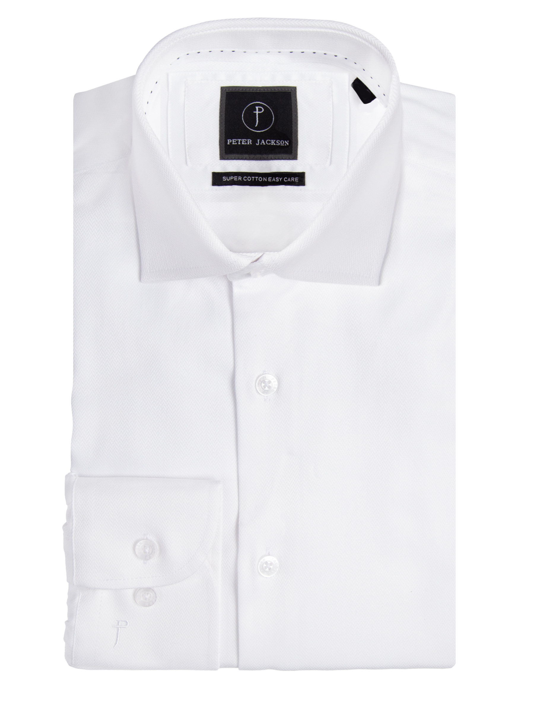 Men {collection_title} Chevron White Shirt Peter Jackson