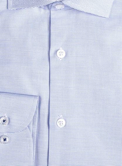 Men {collection_title} Milan Blue Micro Shirt Peter Jackson