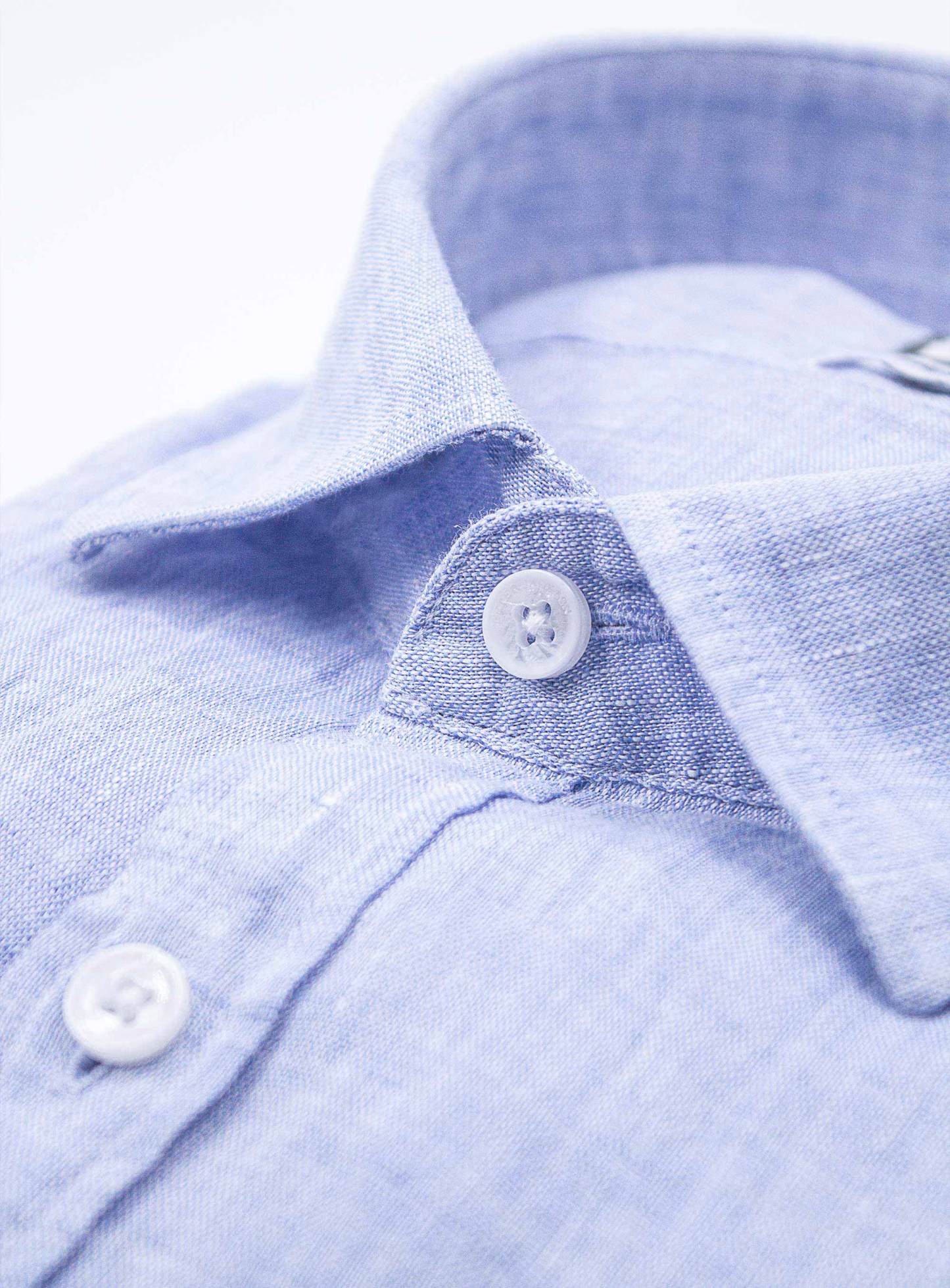 Men {collection_title} Verano Blue Washed Linen Shirt Peter Jackson