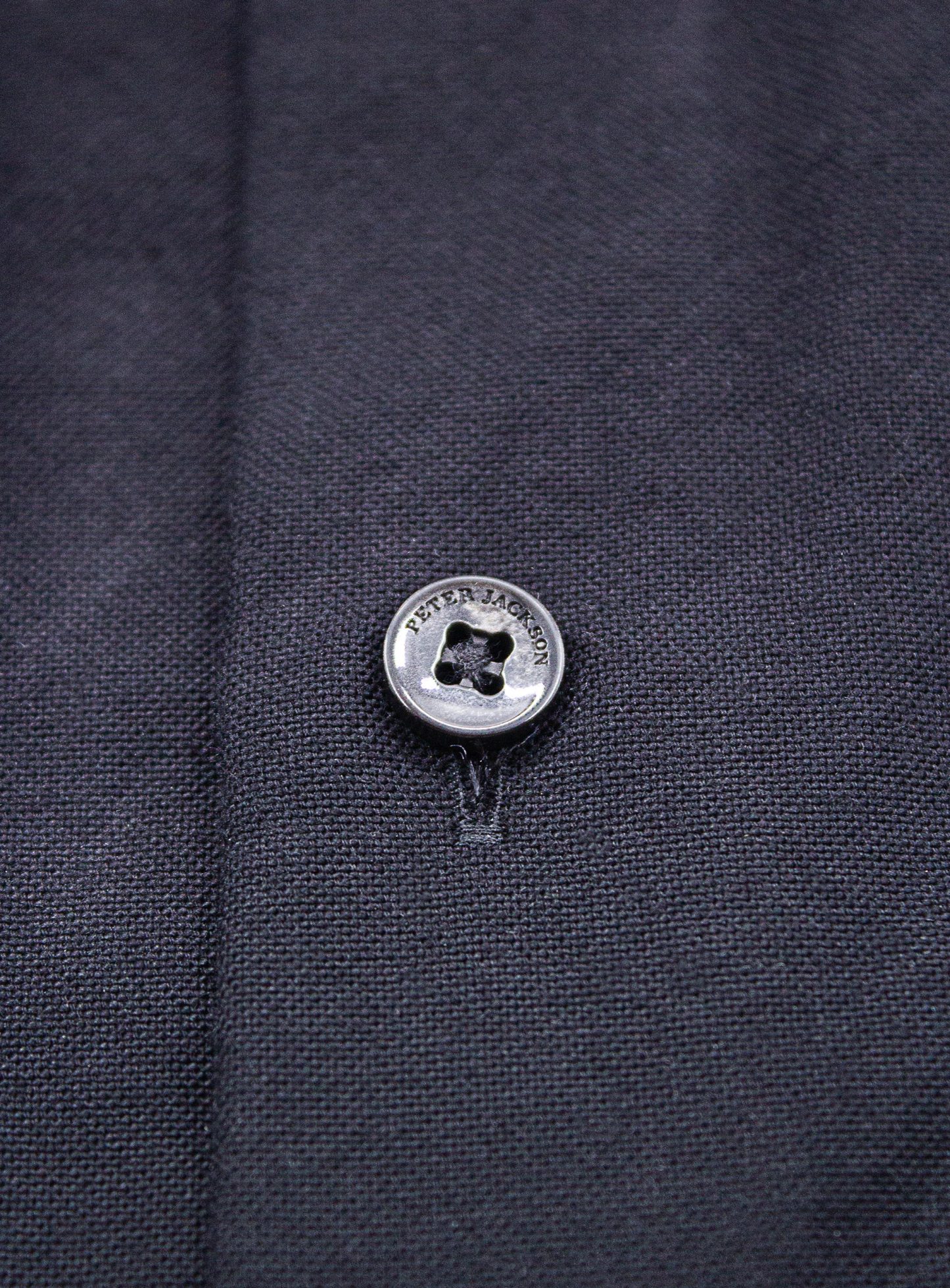 Men {collection_title} Merano Black Oxford Shirt Peter Jackson