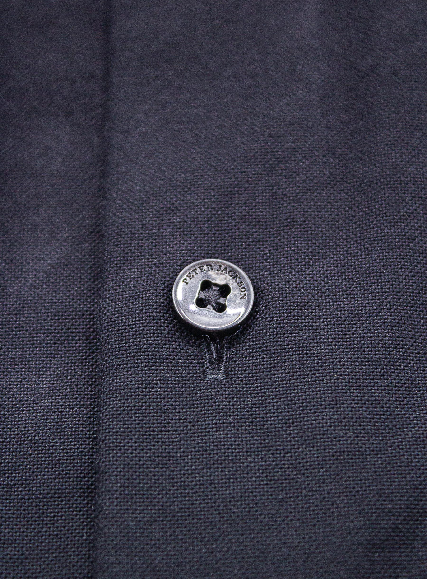 Men {collection_title} Merano Black Oxford Shirt Peter Jackson