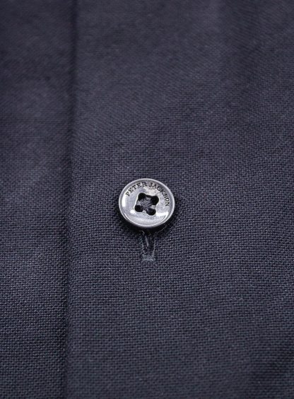 Men {collection_title} Merano Black Oxford Shirt Peter Jackson