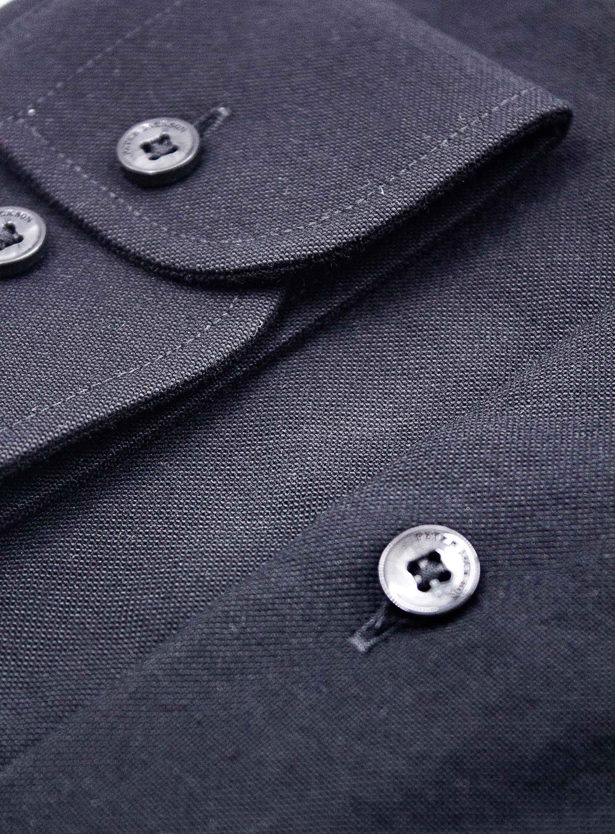 Men {collection_title} Merano Black Oxford Shirt Peter Jackson
