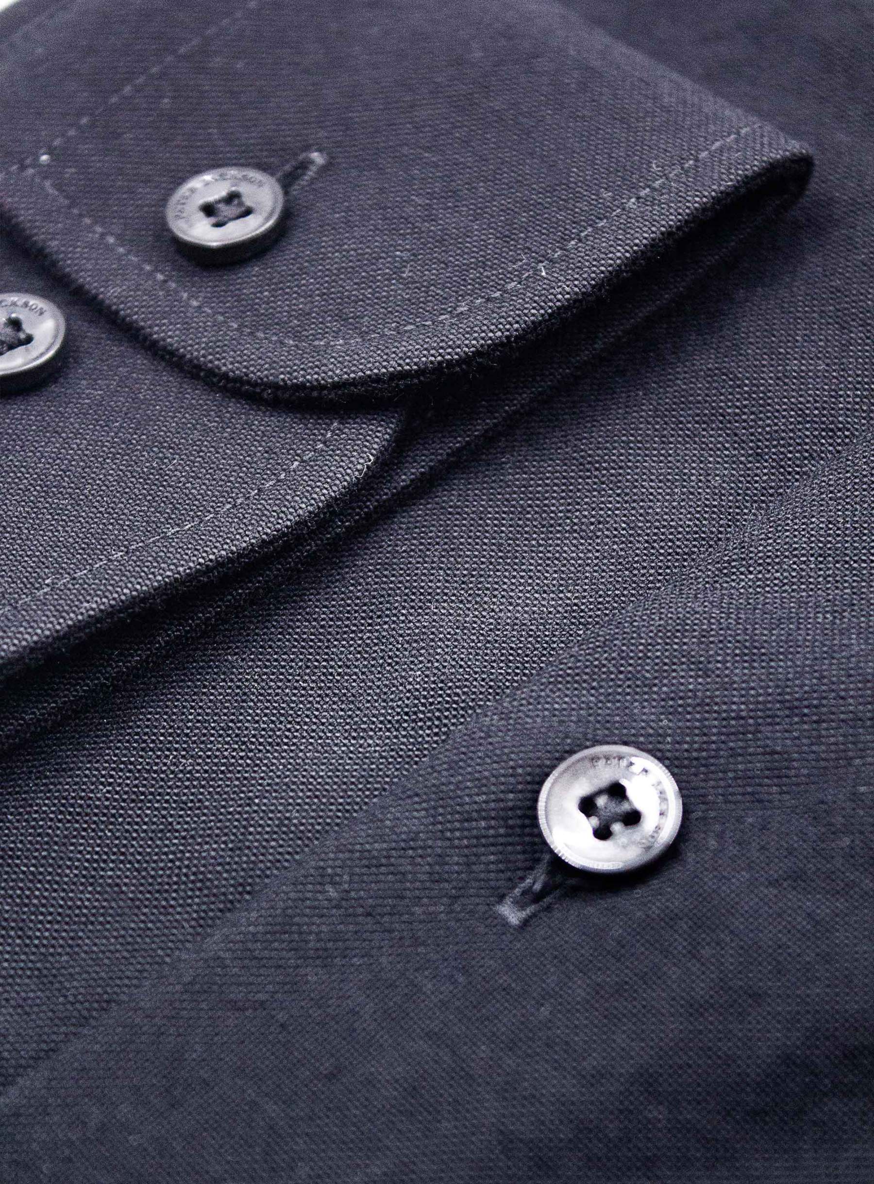 Men {collection_title} Merano Black Oxford Shirt Peter Jackson