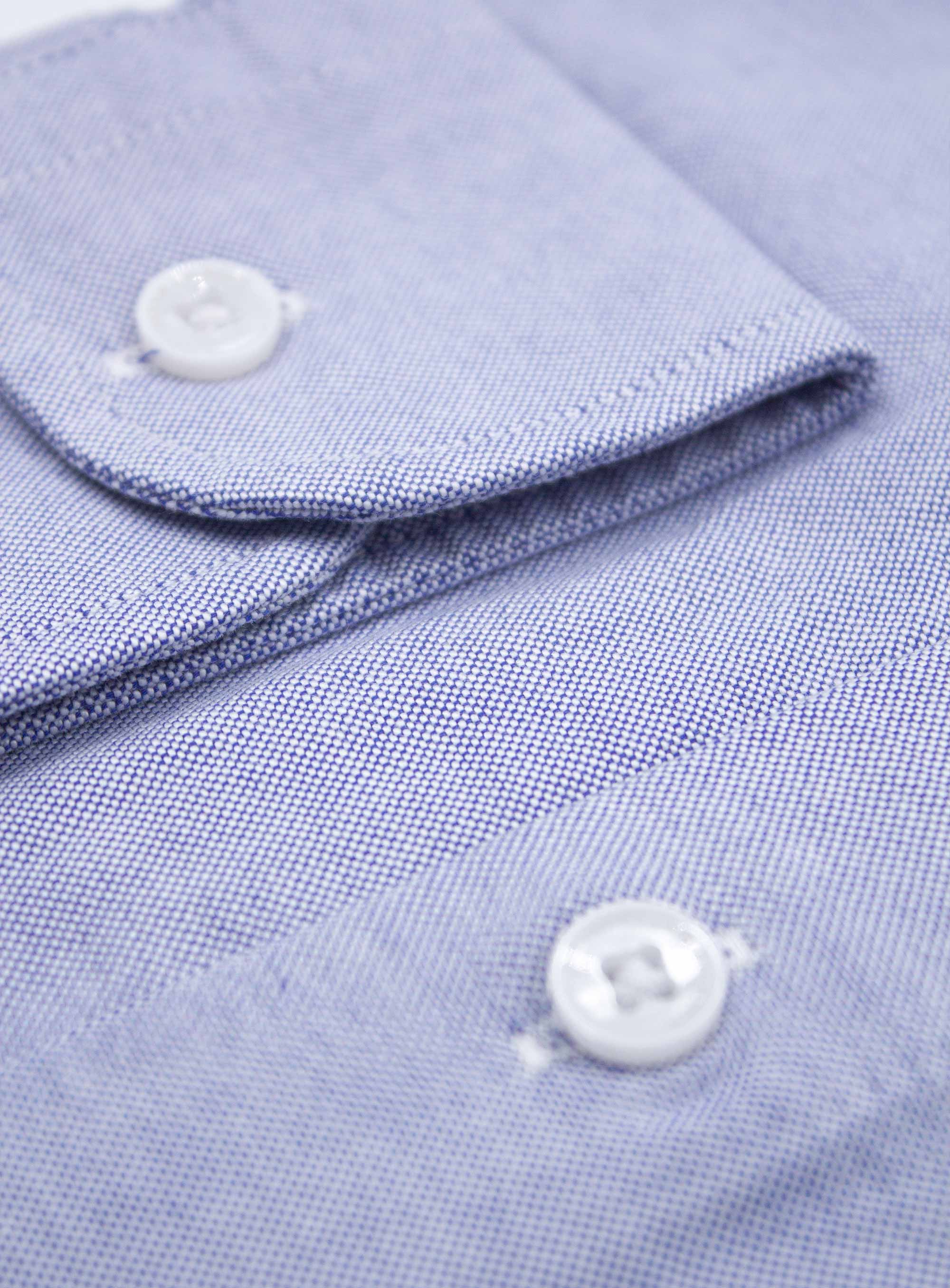 Men {collection_title} Merano Blue Oxford Shirt Peter Jackson