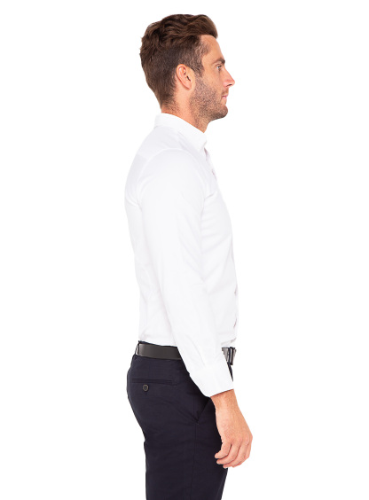 Men {collection_title} Merano White Oxford Shirt Peter Jackson