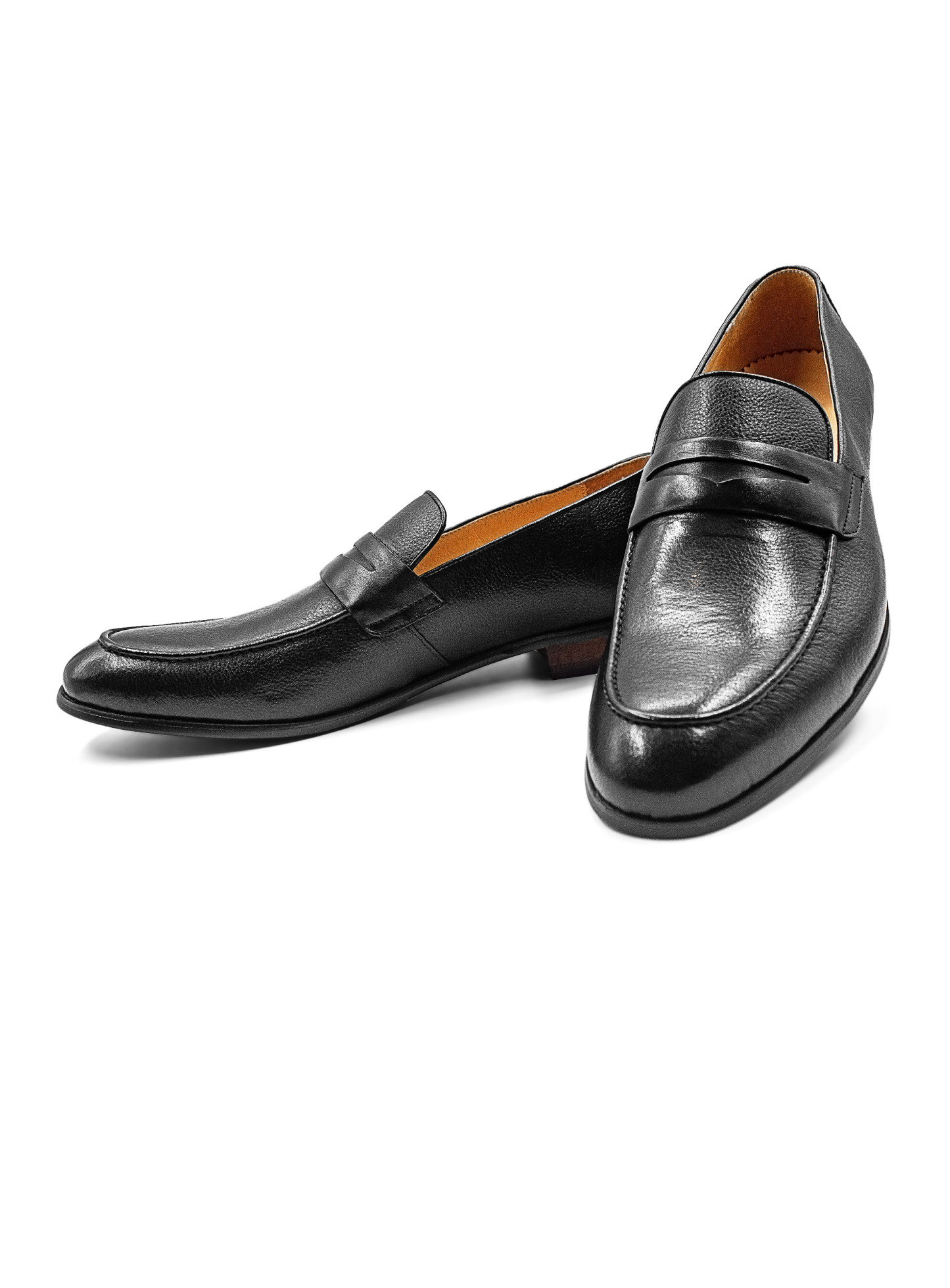 Men {collection_title} Albinoni Black Penny Loafer Peter Jackson