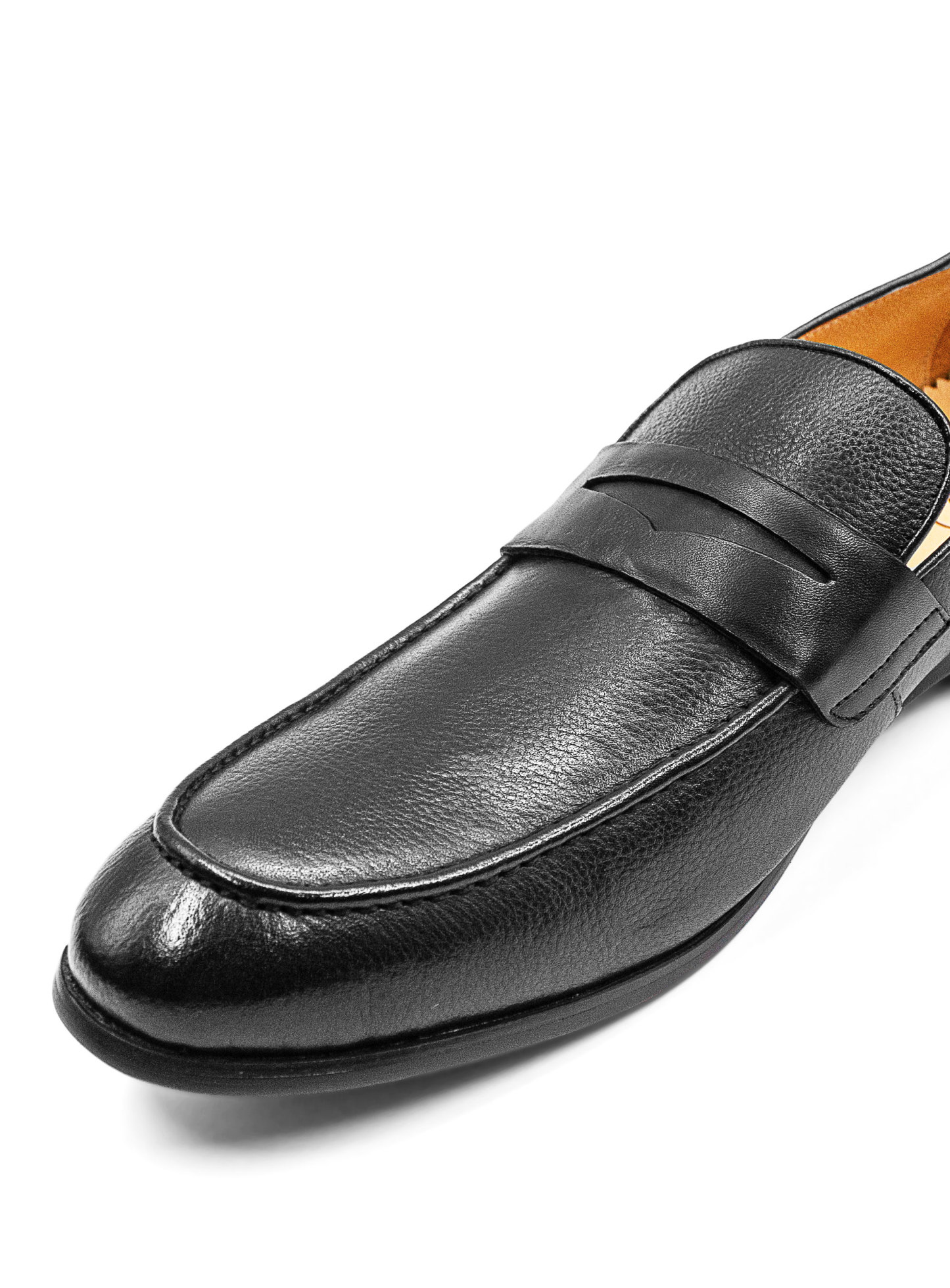 Men {collection_title} Albinoni Black Penny Loafer Peter Jackson