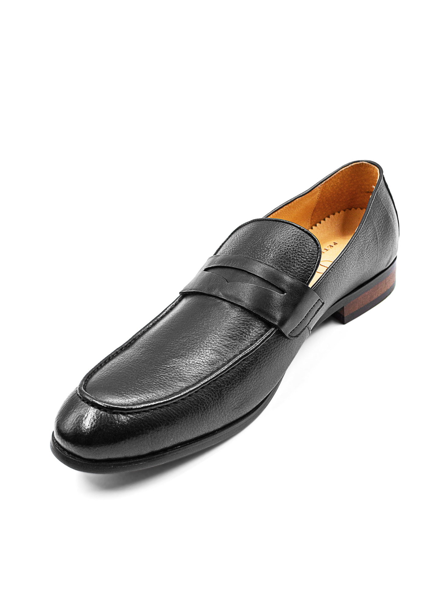 Men {collection_title} Albinoni Black Penny Loafer Peter Jackson